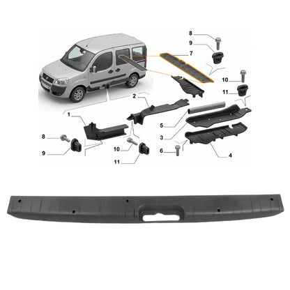Rear Quarter Panel Cover Moulding Bumper Strip Trim For Fiat (2006-2023) 7352869 - Detail View - BUYDAY