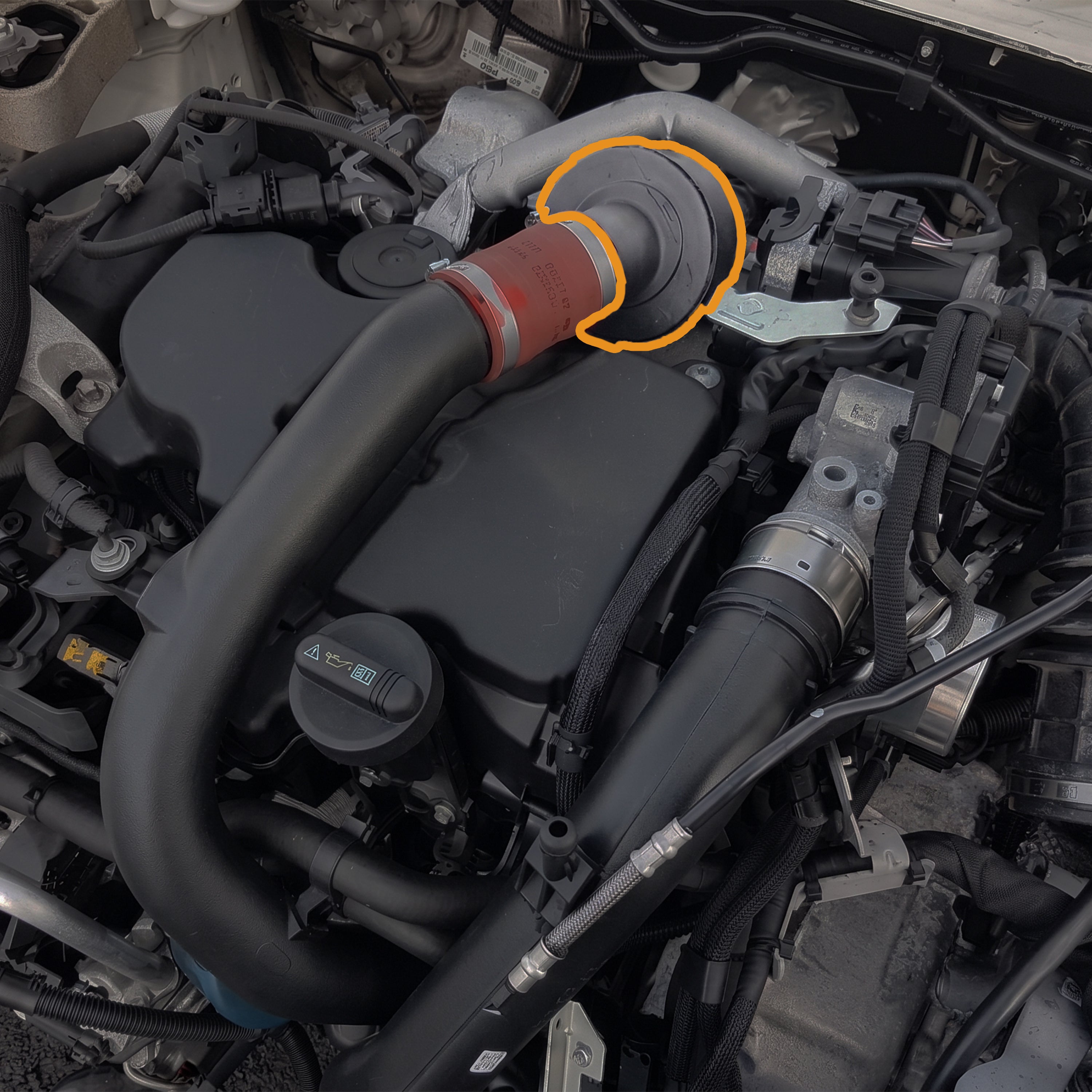 Turbo Hose Resonator for Mercedes Benz A-Class 160 CDI 180 CDI A6070940182 - Detail View - BUYDAY