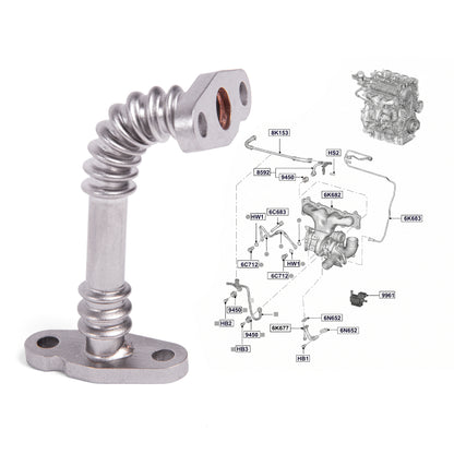 Turbo Lubrication Pipe for Land Rover Discovery Sport 2.0 2015+ 240HP LR025518 - BUYDAY Auto Parts