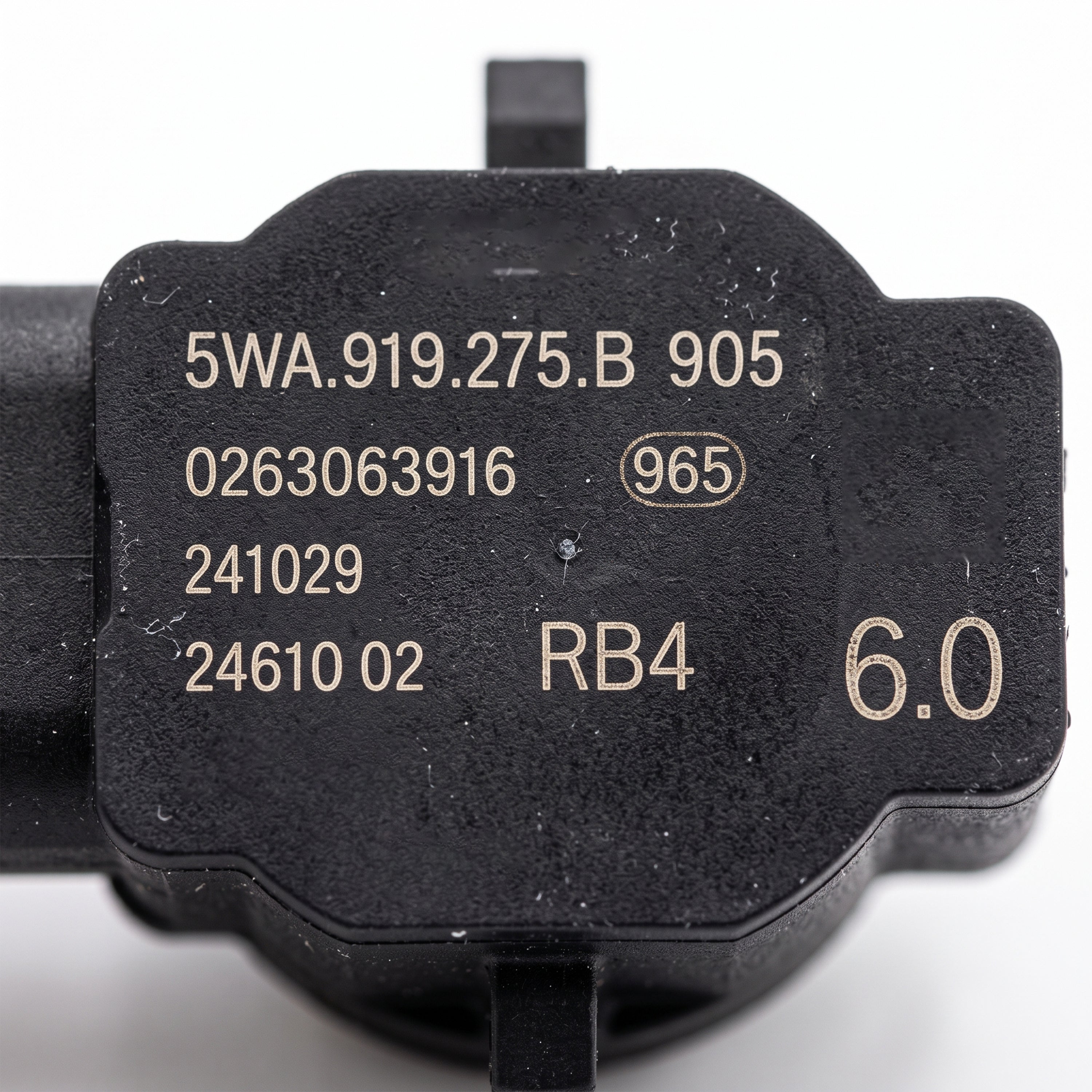 1x Parking Sensor Black for VW Audi Seat Skoda Cupra (2020-2025) 5WA919275B - Detail View - BUYDAY