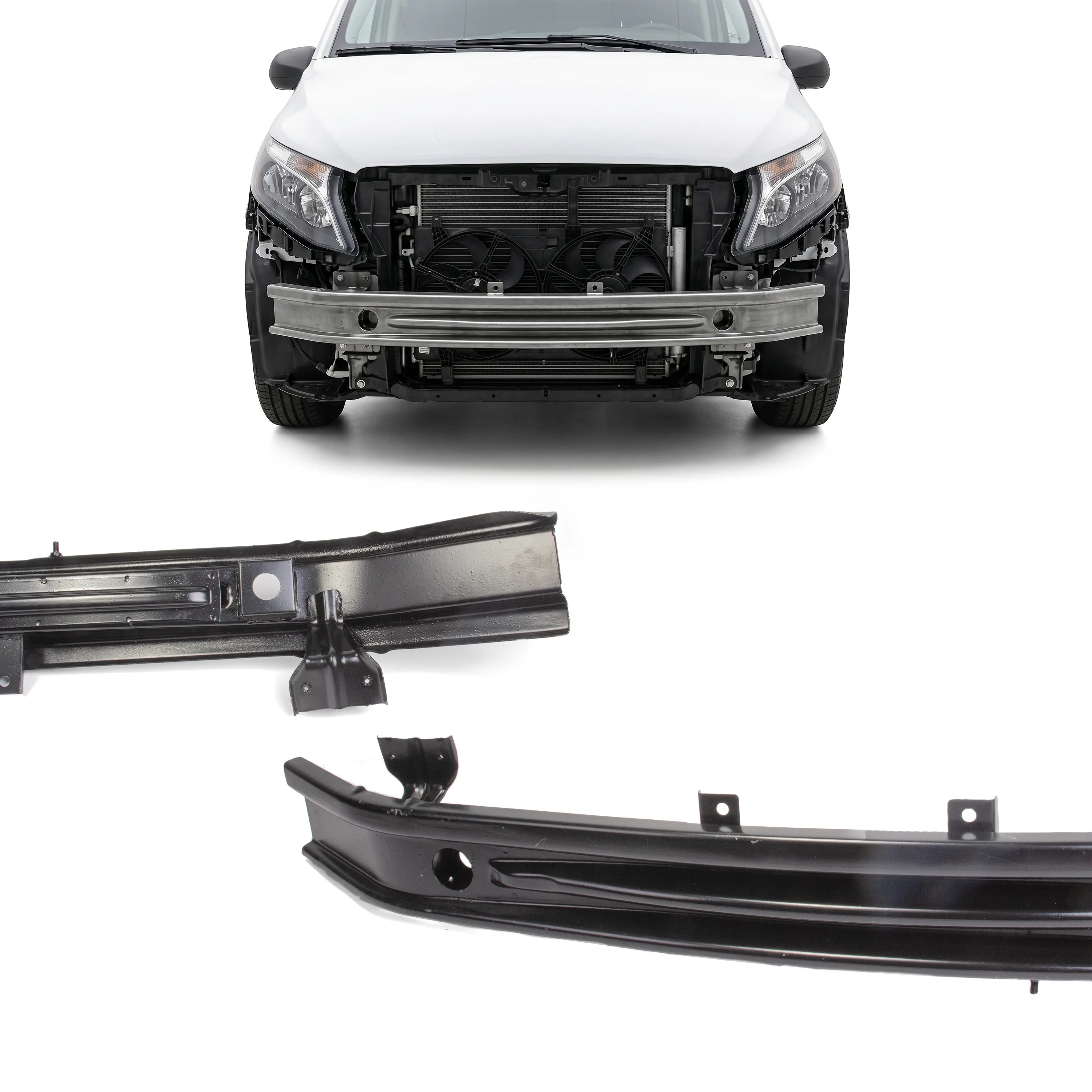 Mercedes-Benz Vito W447 Front Bumper Reinforcement Crash Bar (N-Piece) - BUYDAY - Bumper and Crash Protection - Detail View