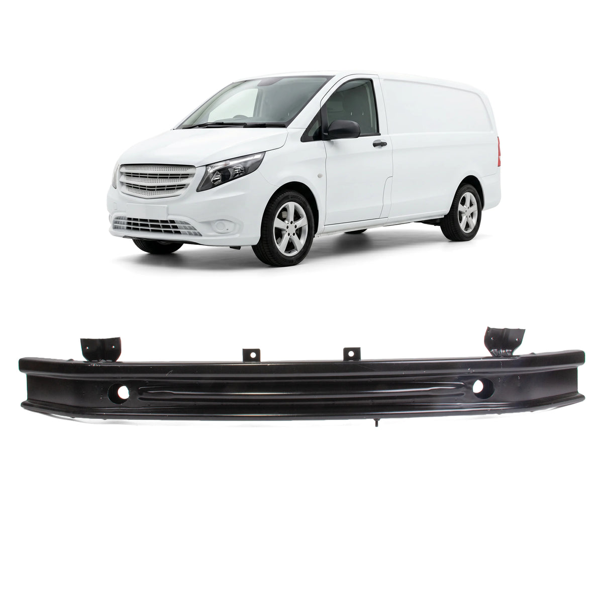 Mercedes-Benz Vito W447 Front Bumper Reinforcement Crash Bar (N-Piece) - BUYDAY - Bumper and Crash Protection