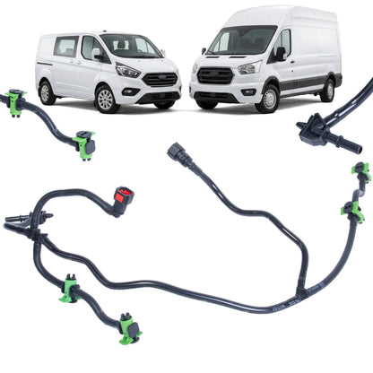 Diesel Fuel Overflow Return Pipe (1-Piece) for Ford Transit 2283206 - BUYDAY - Automotive Fuel System Components