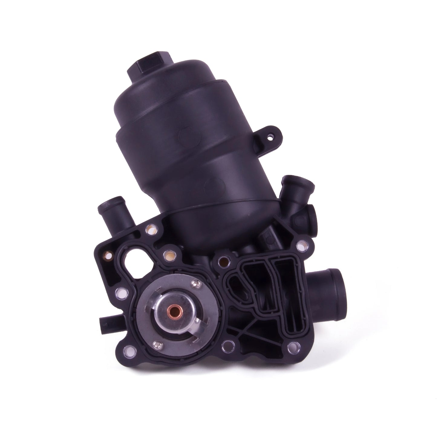 Engine Oil Filter Housing Assembly with Thermostat and Seal Compatible with 3.0 TDI V6 A4 A5 A6 Q5 Q7 Touareg 059115389K