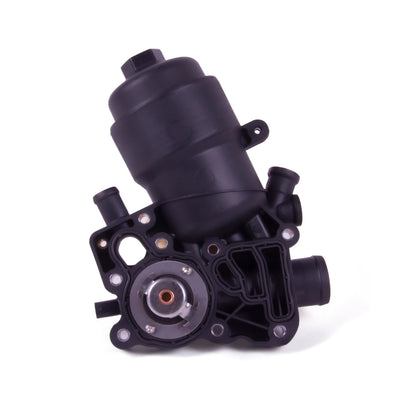 Engine Oil Filter Housing Assembly with Thermostat and Seal Compatible with 3.0 TDI V6 A4 A5 A6 Q5 Q7 Touareg 059115389K