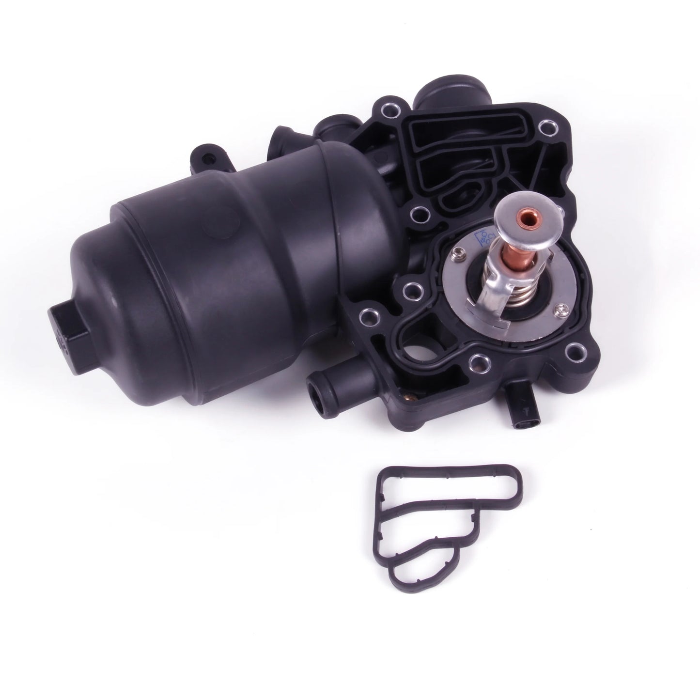 Engine Oil Filter Housing Assembly with Thermostat and Seal Compatible with 3.0 TDI V6 A4 A5 A6 Q5 Q7 Touareg 059115389K