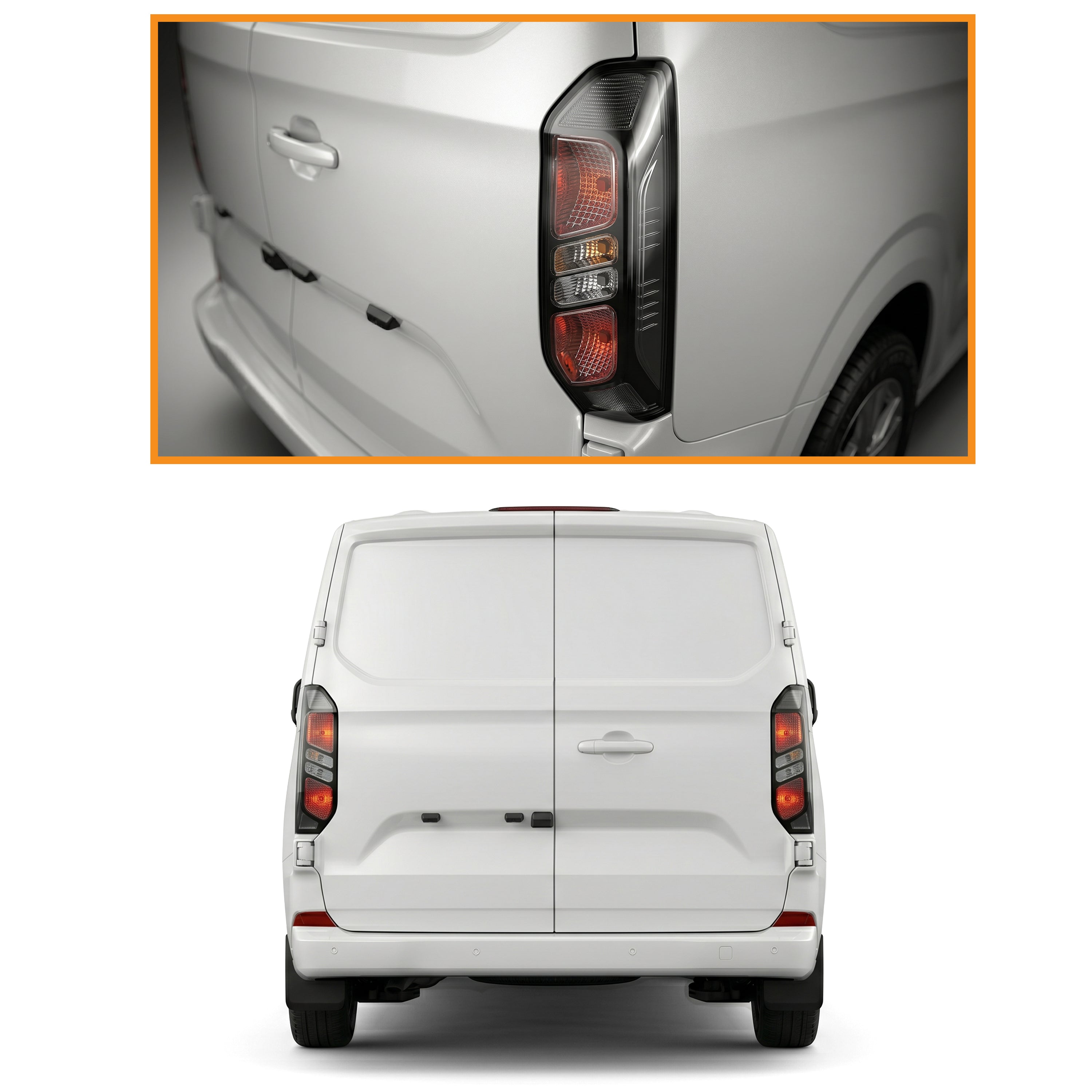 A Pair Tail Light Lamp Passnger For Ford Transit Tourneo Custom 23-On 2728876 - Detail View - BUYDAY