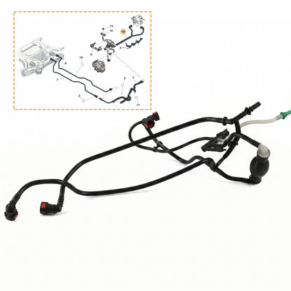 For Peugeot 206 207 307 Bipper 1.4 HDI Engine Fuel Line Pipe Harness Primer Pump - BUYDAY Auto Parts