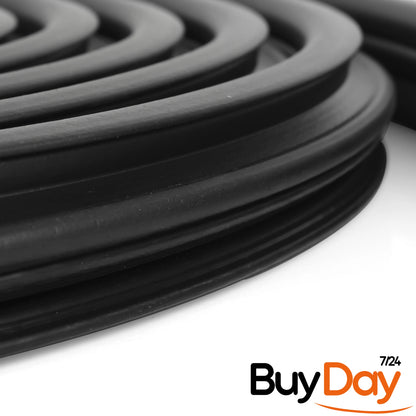 Front Door Weatherstrip Rubber Seal R/L