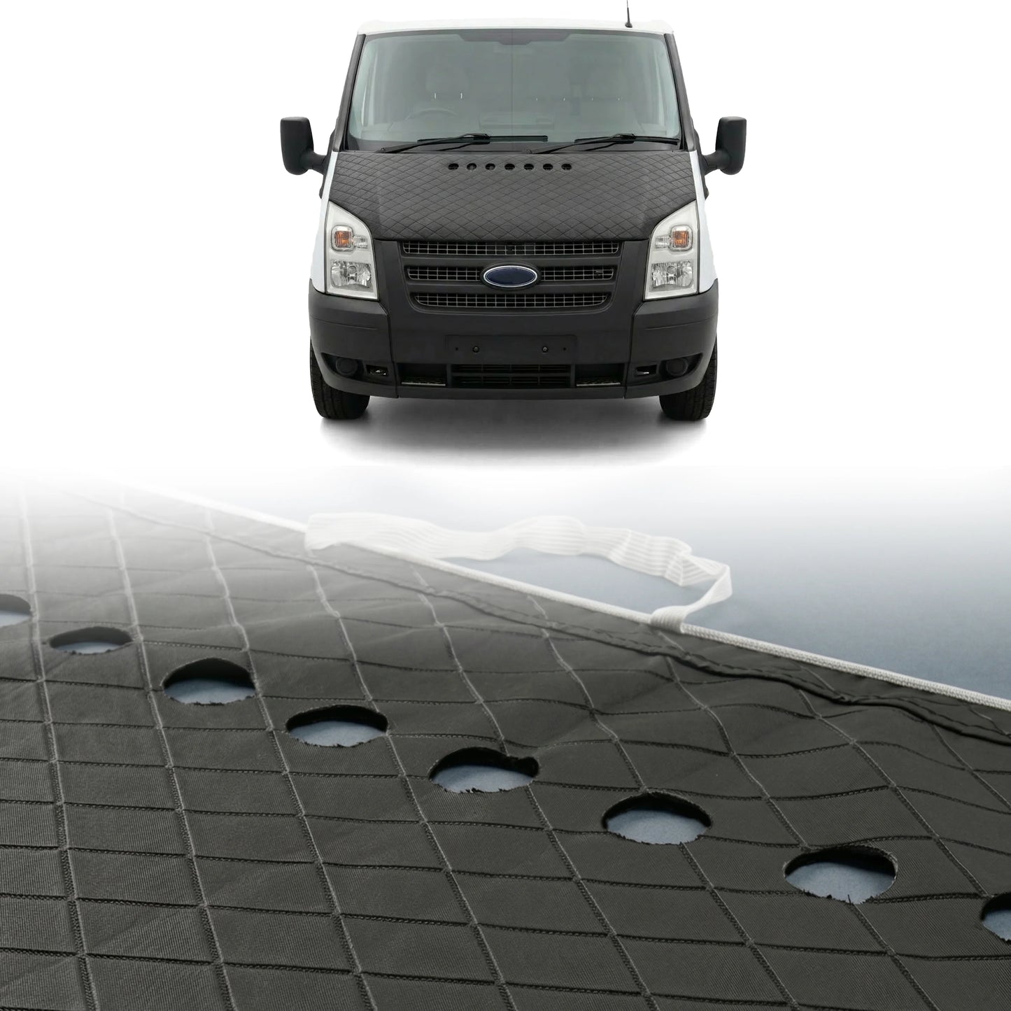 Ford Transit Bonnet Bra Cover Protector Guard | Mk7 V347 (2006-2014)