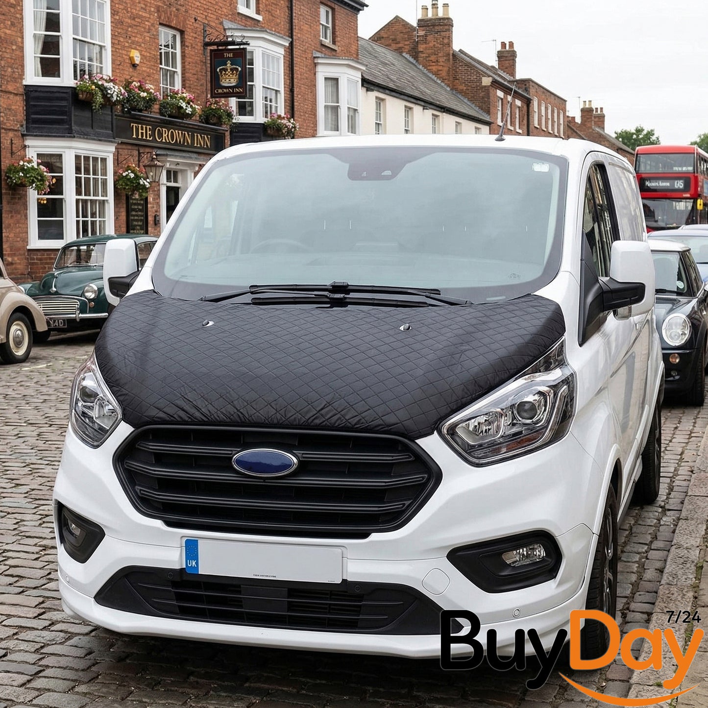 Bonnet Bra Cover Protector Guard for Ford Custom (2012-Onwards)