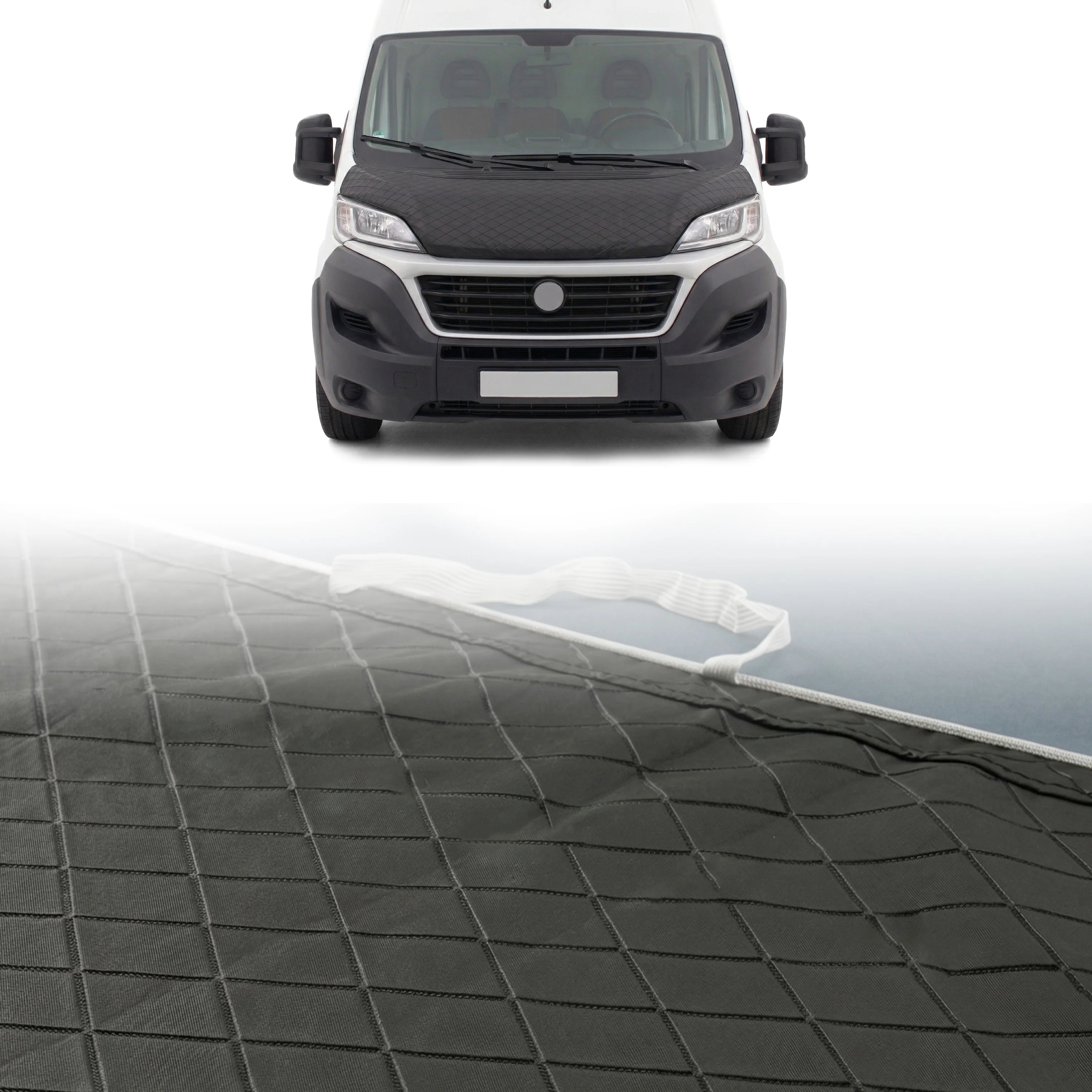 Bonnet Bra Cover Protector Guard for Peugeot Boxer Fiat Ducato (2014+Onwards)
