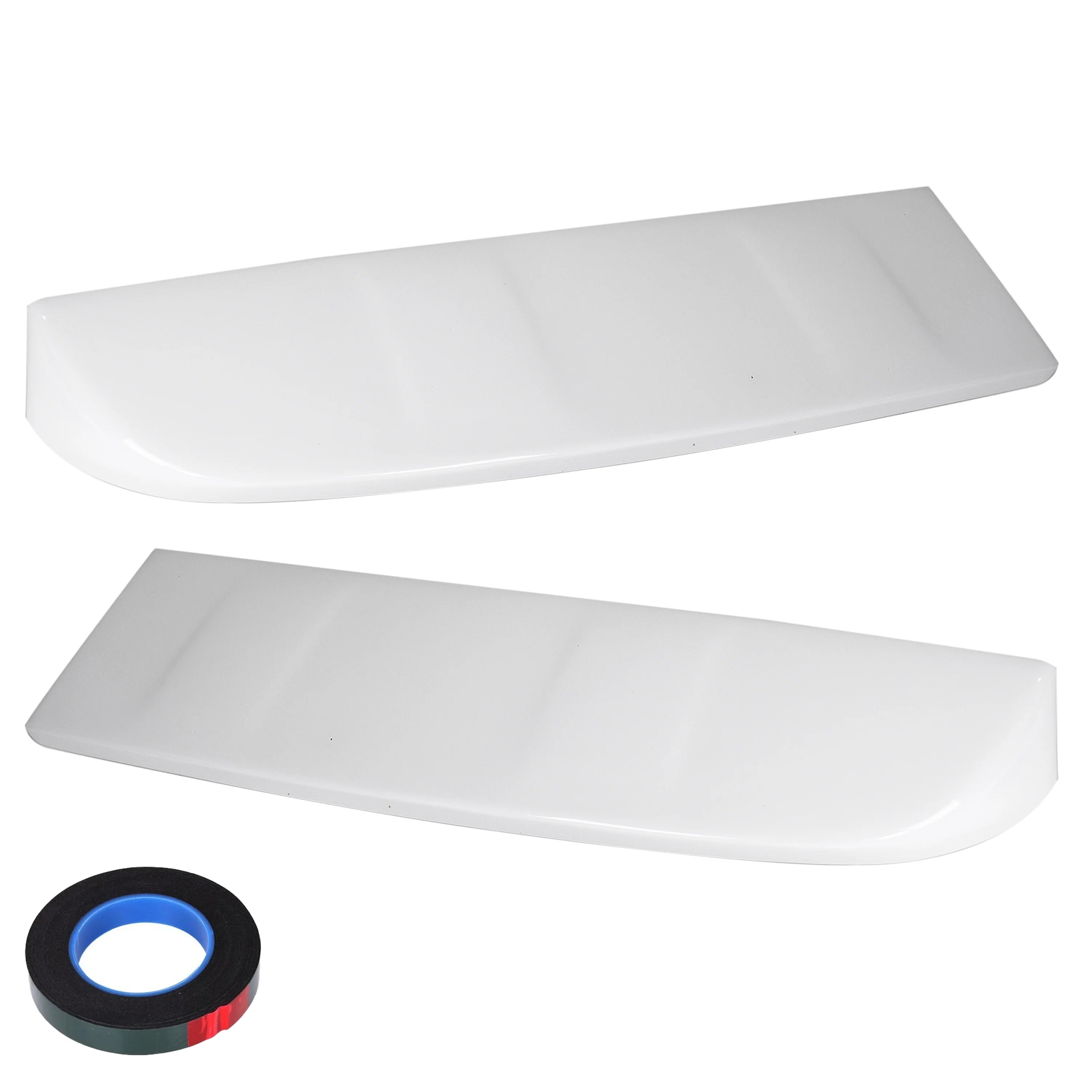 Rear Spoiler Barn Door Painted Frozen White for Ford Transit Custom (13-24) - BUYDAY - External Body Styling for Ford Tran...