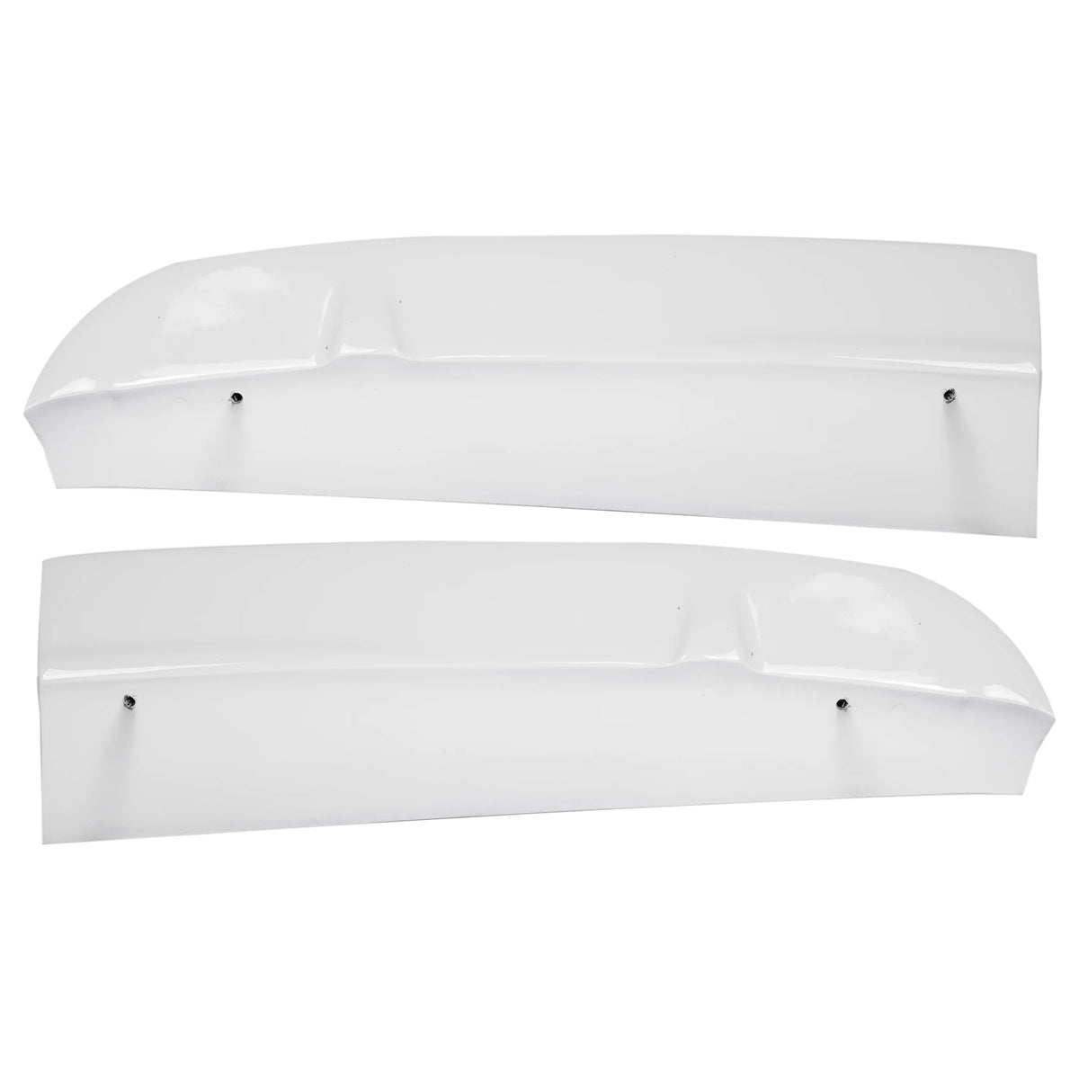 Rear Spoiler Barn Door Painted Frozen White for Ford Transit Custom (13-24) - BUYDAY - External Body Styling for Ford Tran...