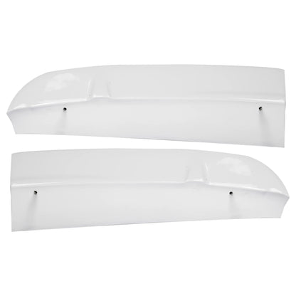Rear Spoiler Barn Door Painted Frozen White for Ford Transit Custom (13-24) - BUYDAY - External Body Styling for Ford Tran...