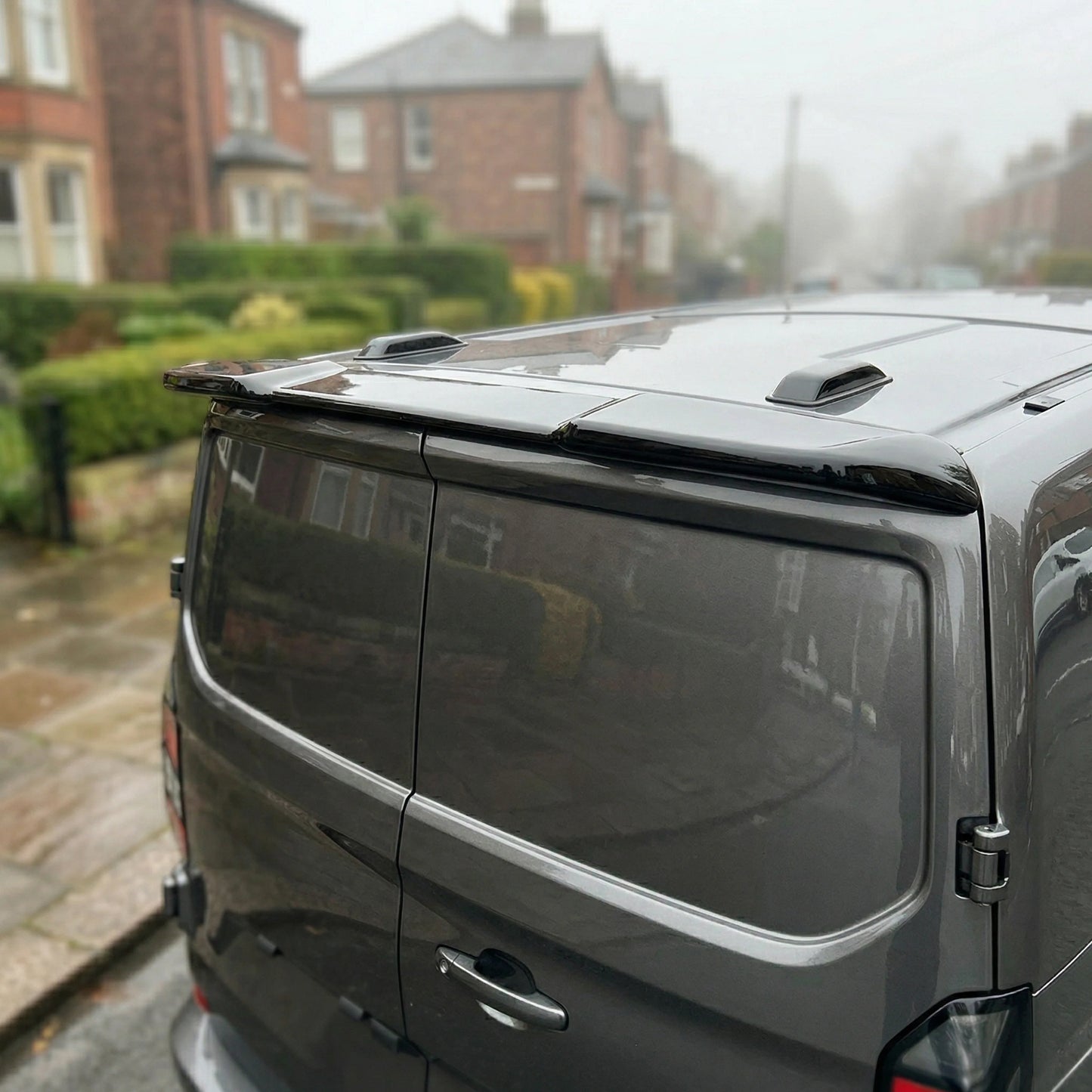 Rear Spoiler Barn Door Painted Magnetic Grey for Ford Transit Custom (2024+ON)
