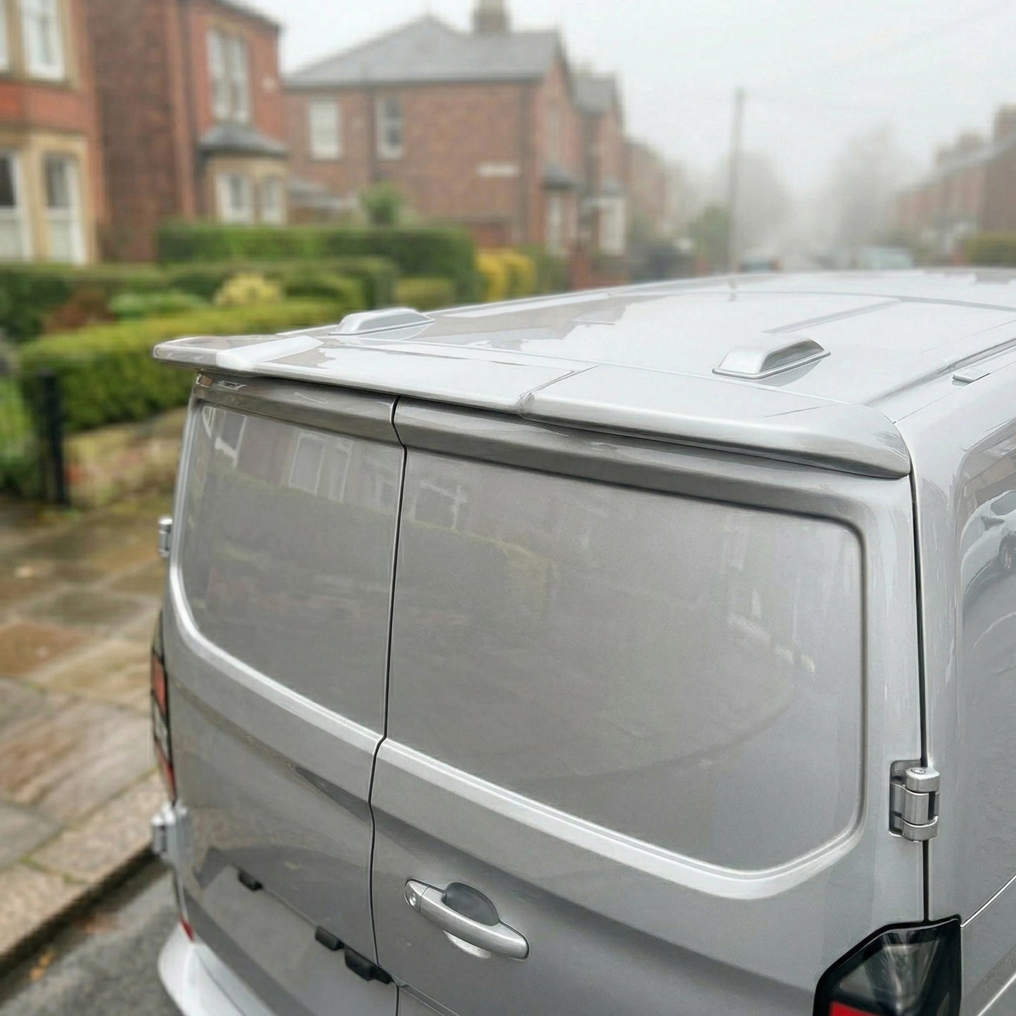 Rear Spoiler Barn Door Painted Moondust Silver for Ford Transit Custom (2024+ON)