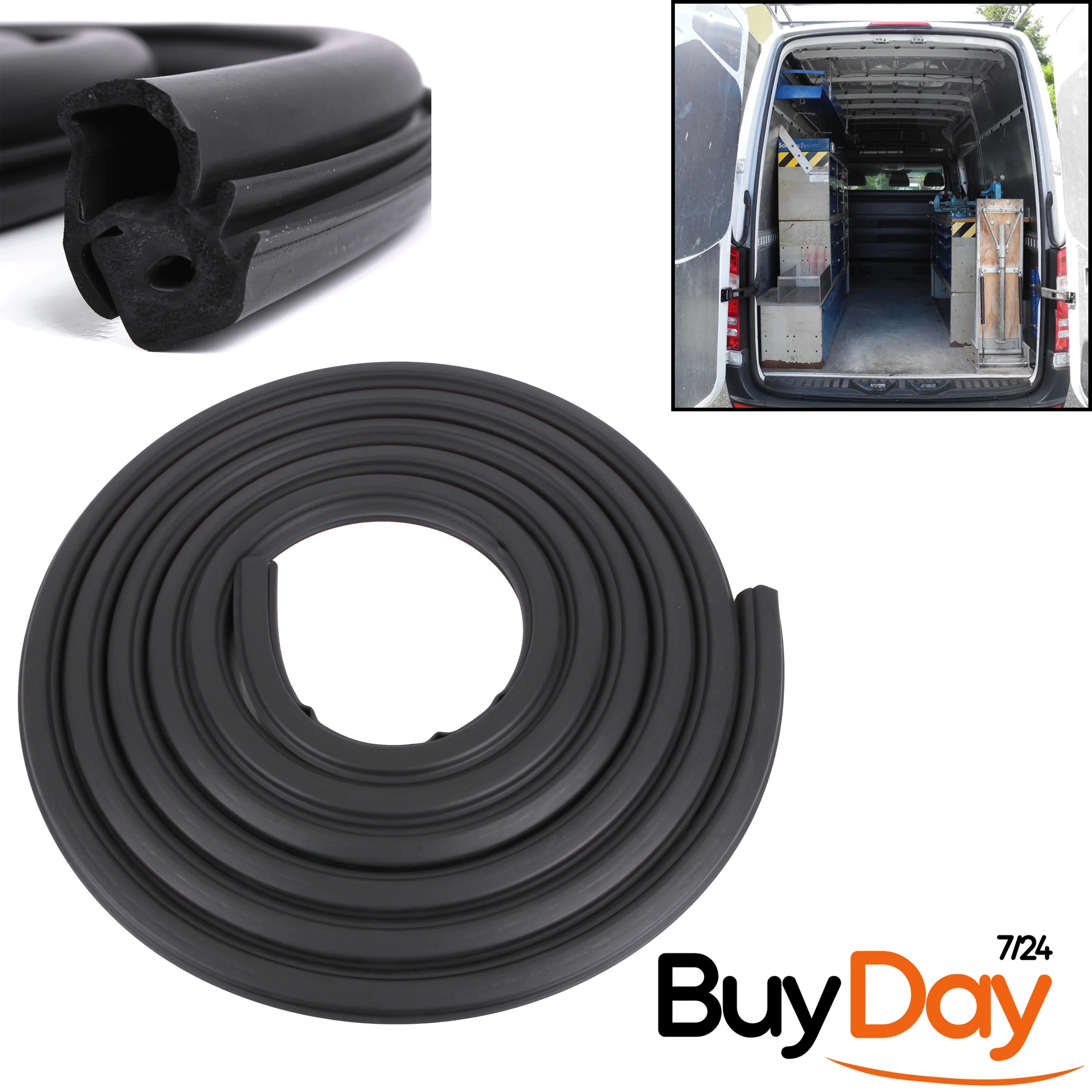 Rear Barn Door Rubber Seal 