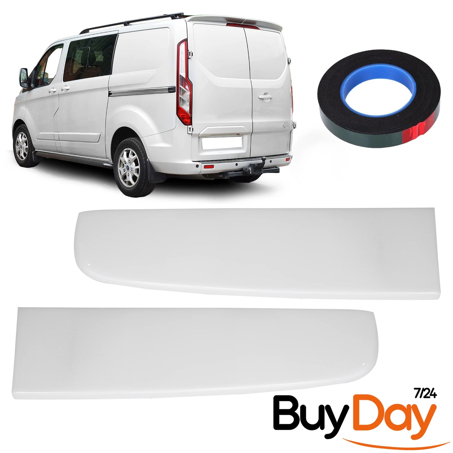 Twin Rear Roof Spoiler for Barn Door Models