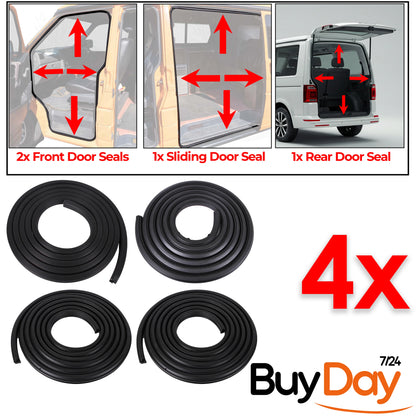 Weatherstrip Rubber Seal Set