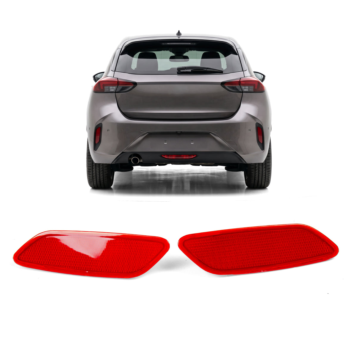 2x Rear Side Bumper Reflector L+R for Opel Corsa F 9829303780 9829303880 - Detail View - BUYDAY