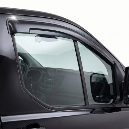2 Pcs Wind Rain Sun Smoke Guard Deflectors Front for Ford Tourneo Custom 2012+on - Detail View - BUYDAY