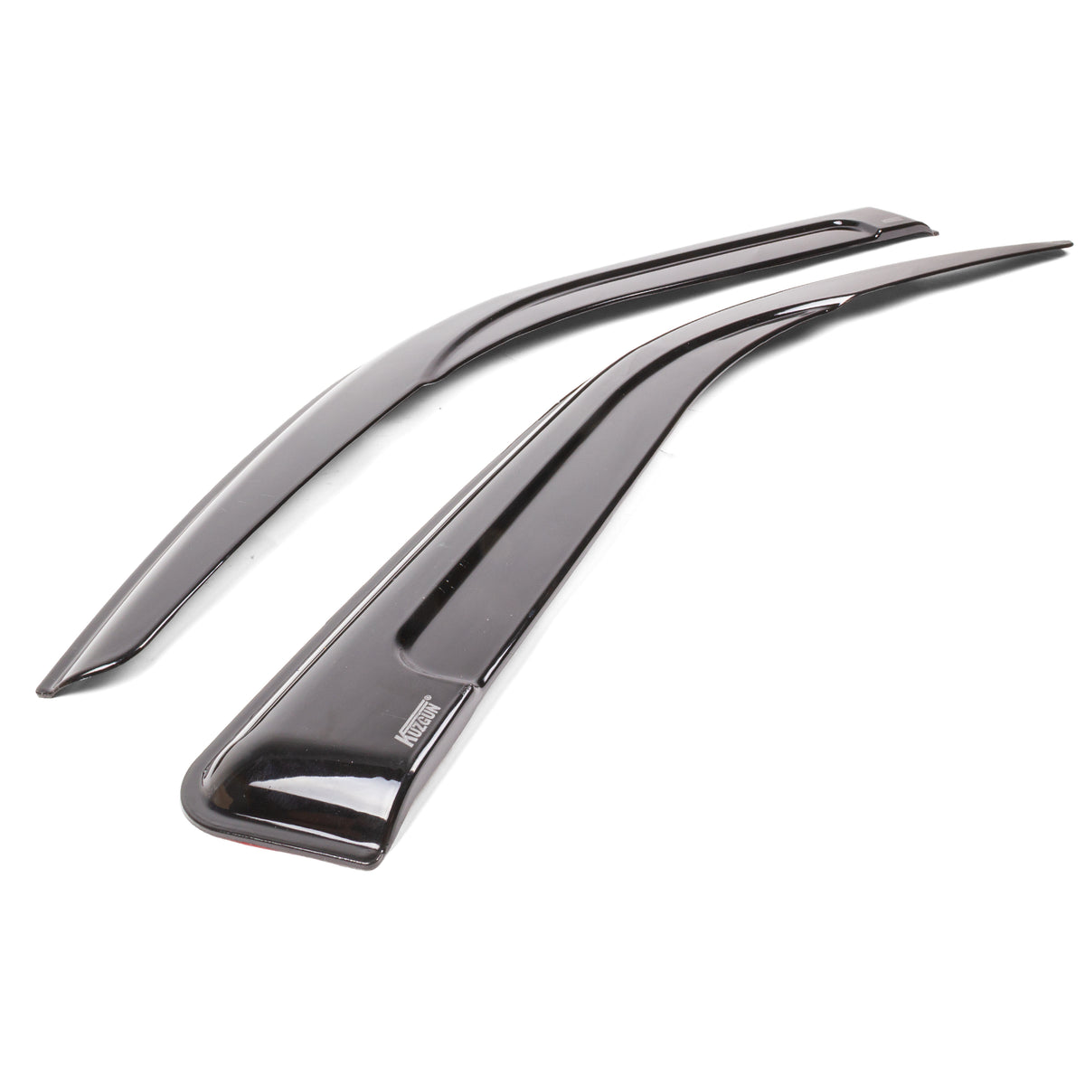 For Ford Transit Custom 2012-On Wind Rain Sun Smoke Guard Deflectors Front - Detail View - BUYDAY