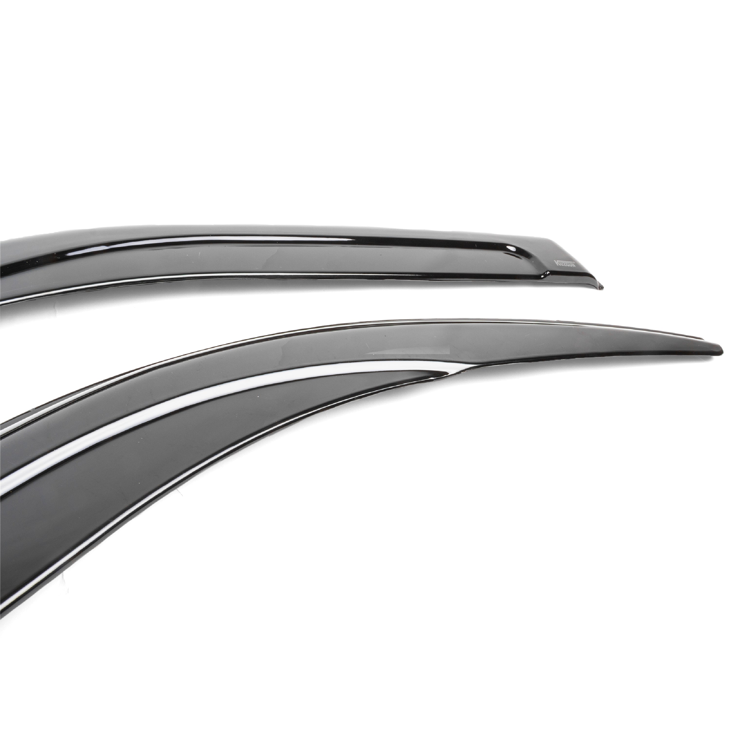 For Ford Transit Custom 2012-On Wind Rain Sun Smoke Guard Deflectors Front - Detail View - BUYDAY