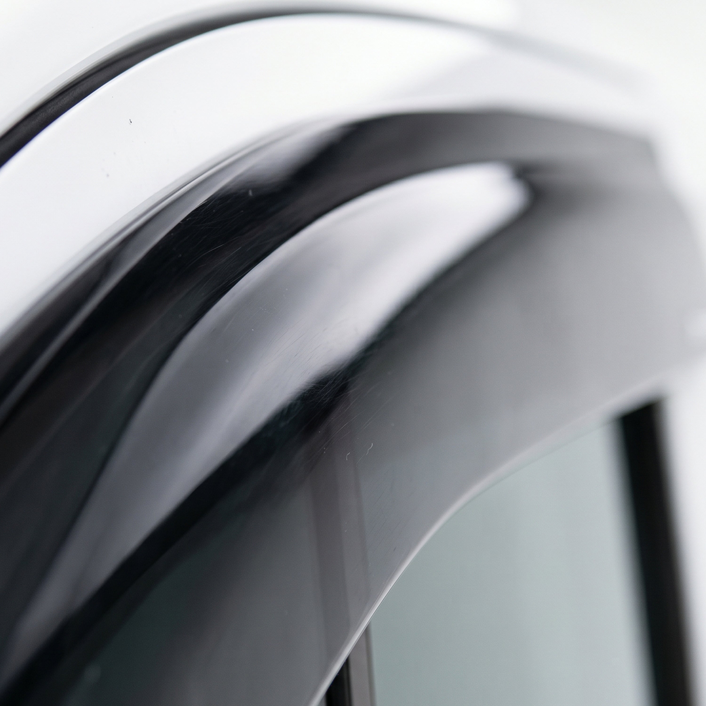 For Ford Transit Custom 2012-On Wind Rain Sun Smoke Guard Deflectors Front - Detail View - BUYDAY