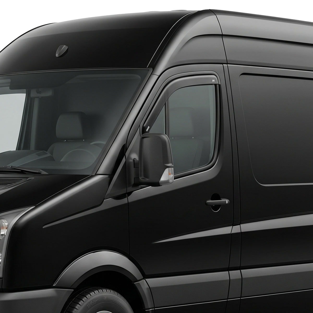 Wind Rain Sun Smoke Guard Deflectors Front 2 Pcs for VW Crafter (2006-Onwards) - Detail View - BUYDAY