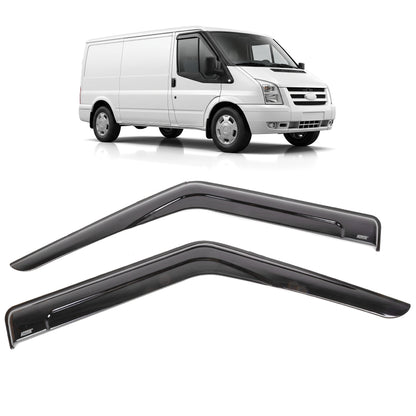 A Set Of Front Wind Rain Smoke Deflectors L Shape For Ford Transit Mk6 Mk7 00-13 - Detail View - BUYDAY