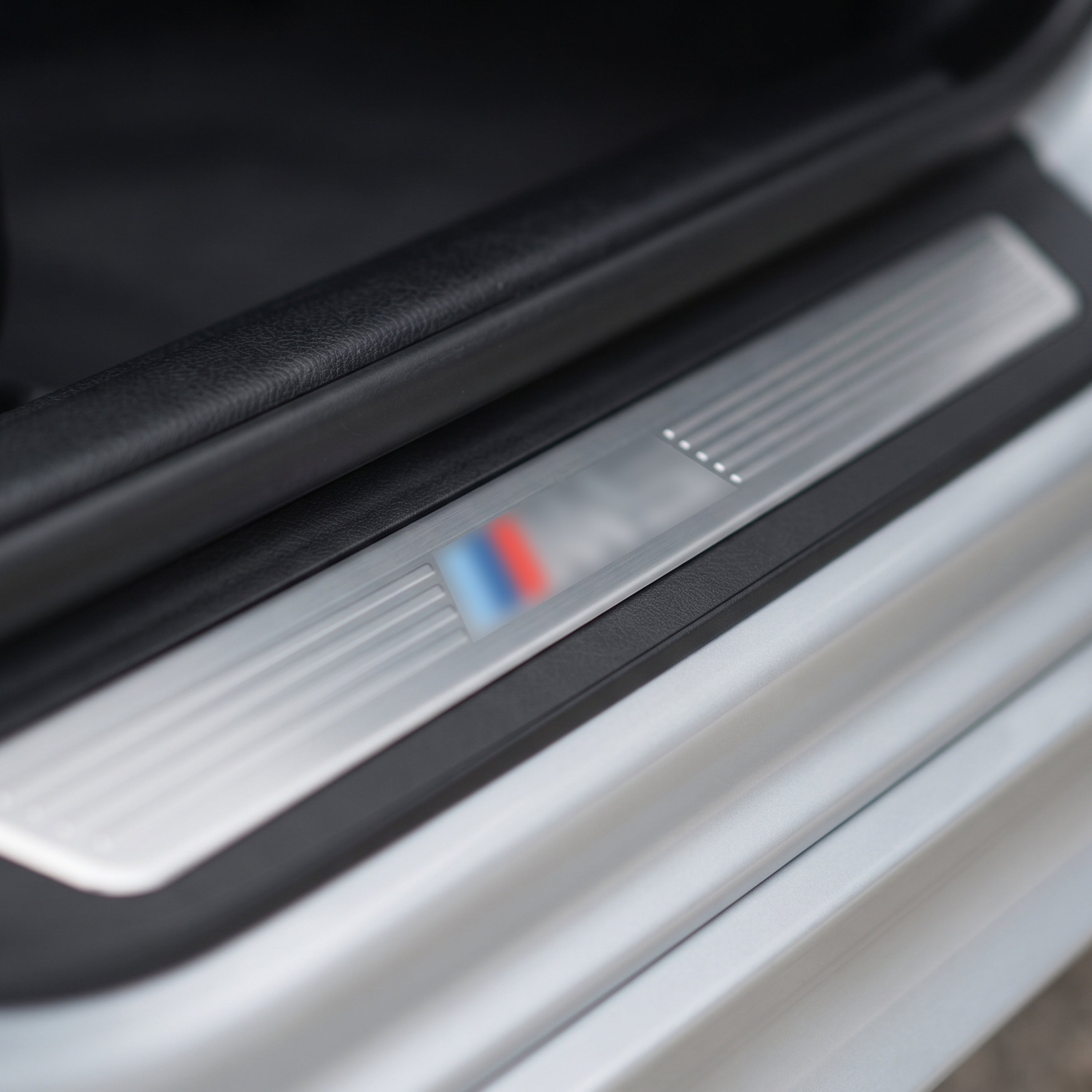 For BMW 5 Series F10 M5 A51478050000 Black Door Sill Plate - Detail View - BUYDAY