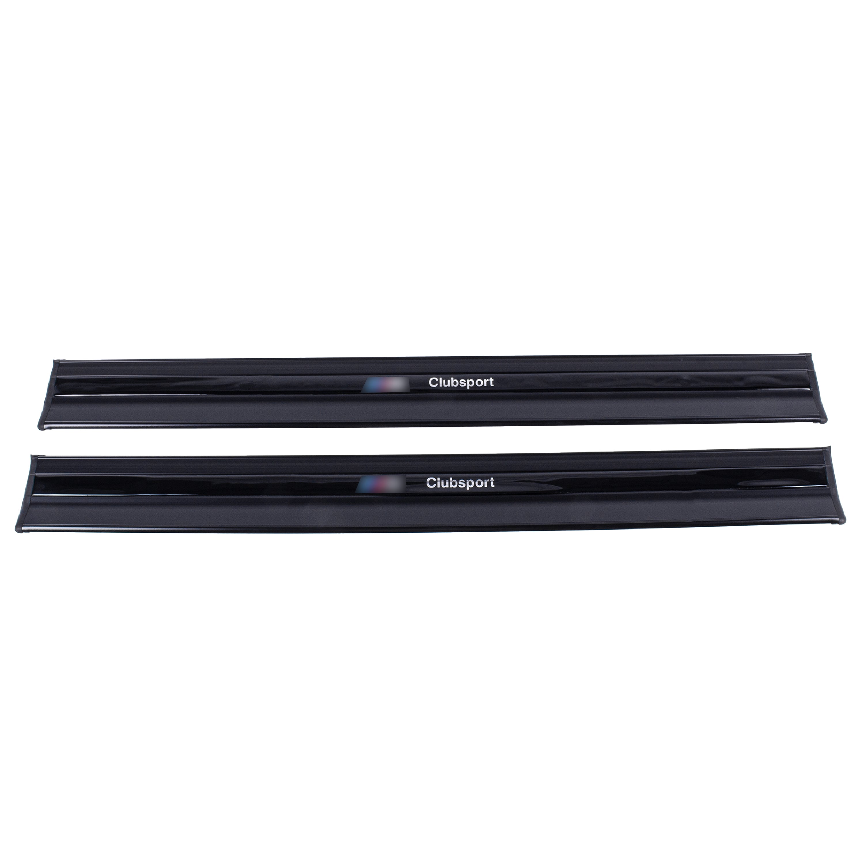 For BMW E46 Coupe M3 Style (1999-2006) Black Door Sill Trim - Detail View - BUYDAY