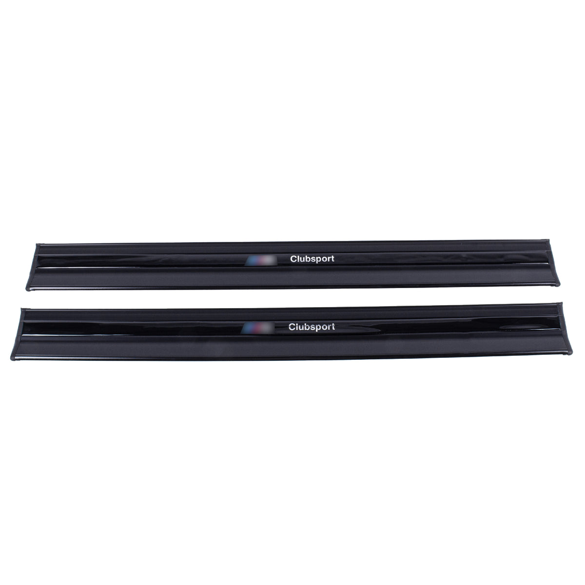 For BMW E46 Coupe M3 Style (1999-2006) Black Door Sill Trim - Detail View - BUYDAY