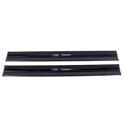 For BMW E46 Coupe M3 Style (1999-2006) Black Door Sill Trim - Detail View - BUYDAY