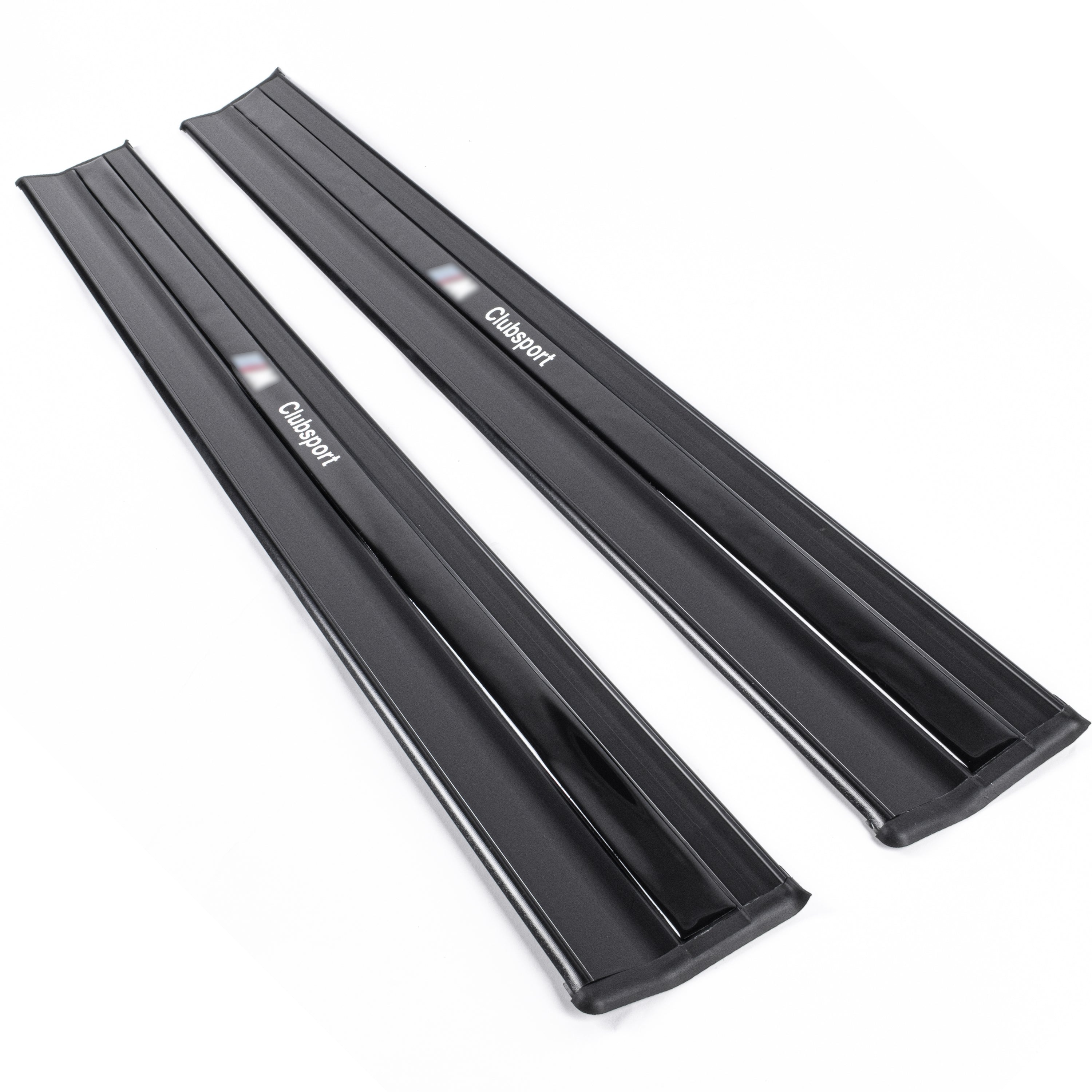 For BMW E46 Coupe M3 Style (1999-2006) Black Door Sill Trim - Detail View - BUYDAY