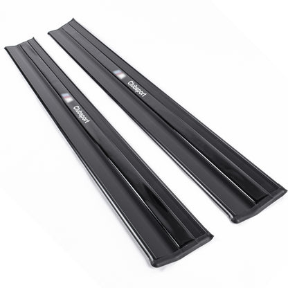 For BMW E46 Coupe M3 Style (1999-2006) Black Door Sill Trim - Detail View - BUYDAY