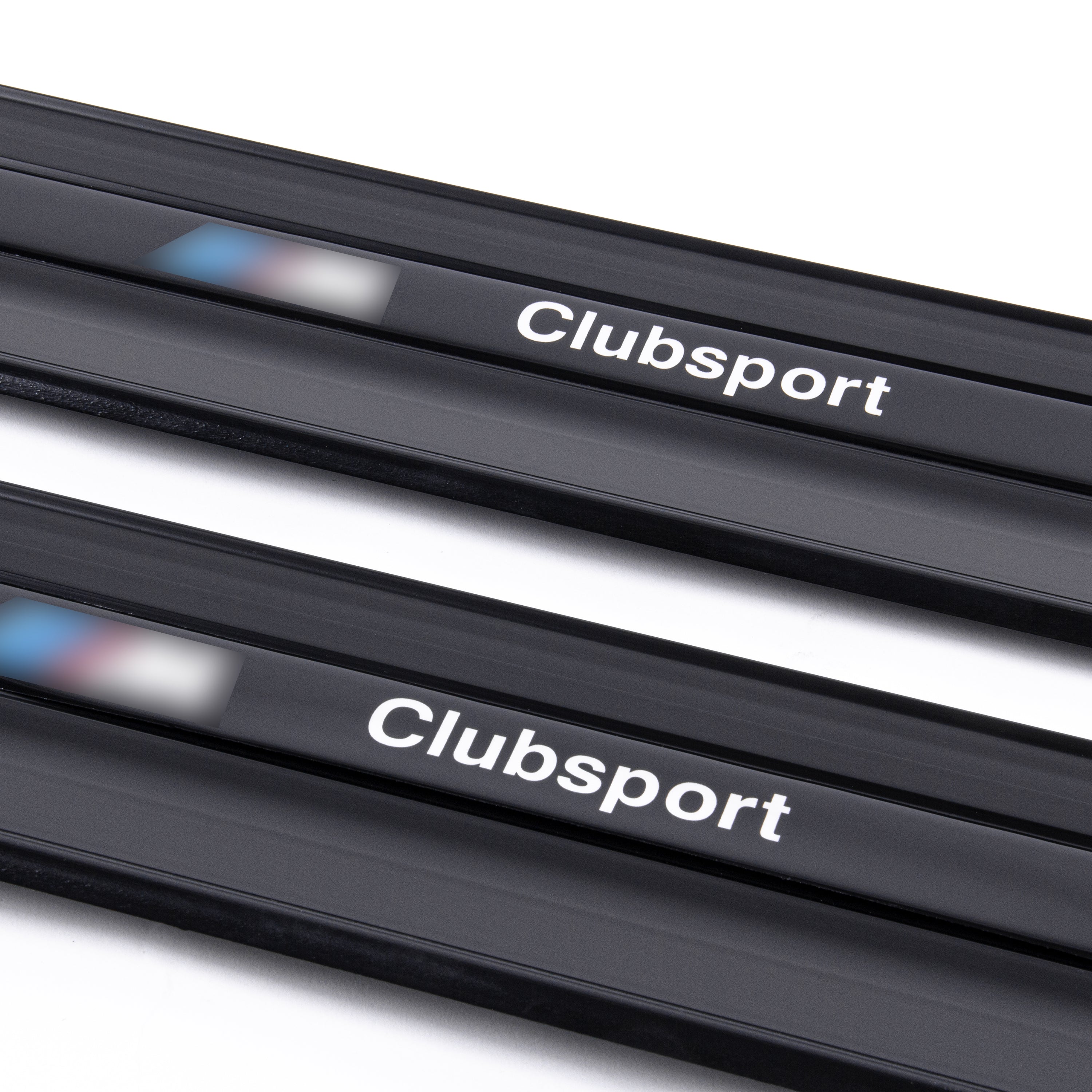 For BMW E46 Coupe M3 Style (1999-2006) Black Door Sill Trim - Detail View - BUYDAY