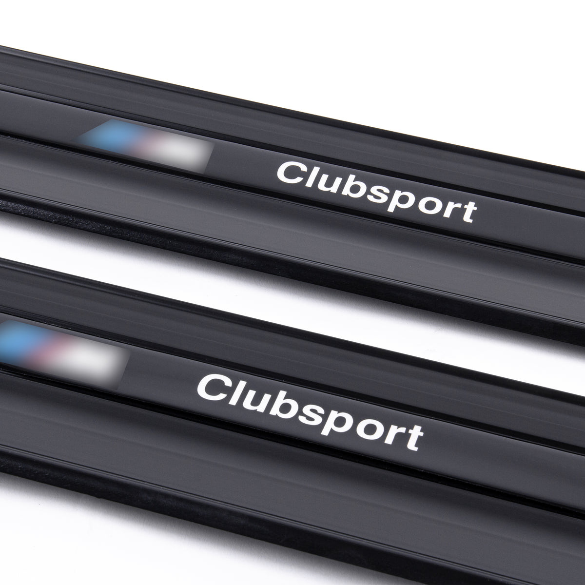 For BMW E46 Coupe M3 Style (1999-2006) Black Door Sill Trim - Detail View - BUYDAY