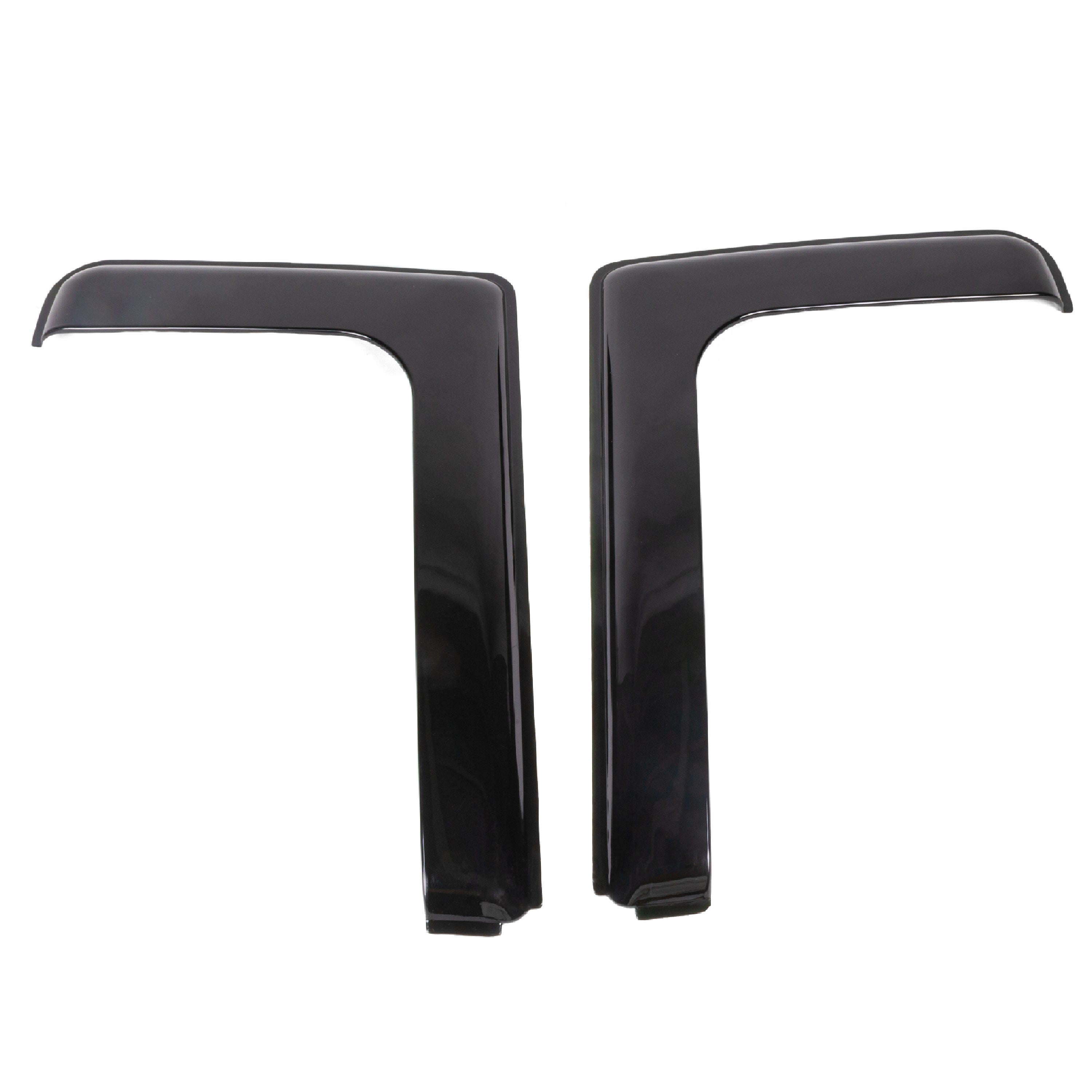 2x Front Wind Rain Smoke Deflectors L Shape for Ford Transit Mk6 Mk7 (2000-2013) - BUYDAY Auto Parts