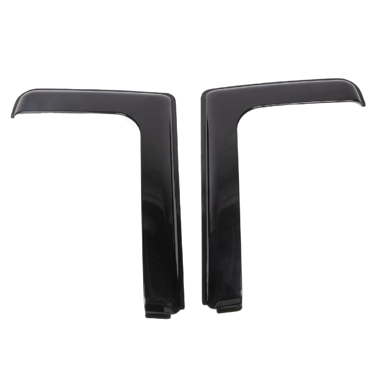 2x Front Wind Rain Smoke Deflectors L Shape for Ford Transit Mk6 Mk7 (2000-2013) - BUYDAY Auto Parts