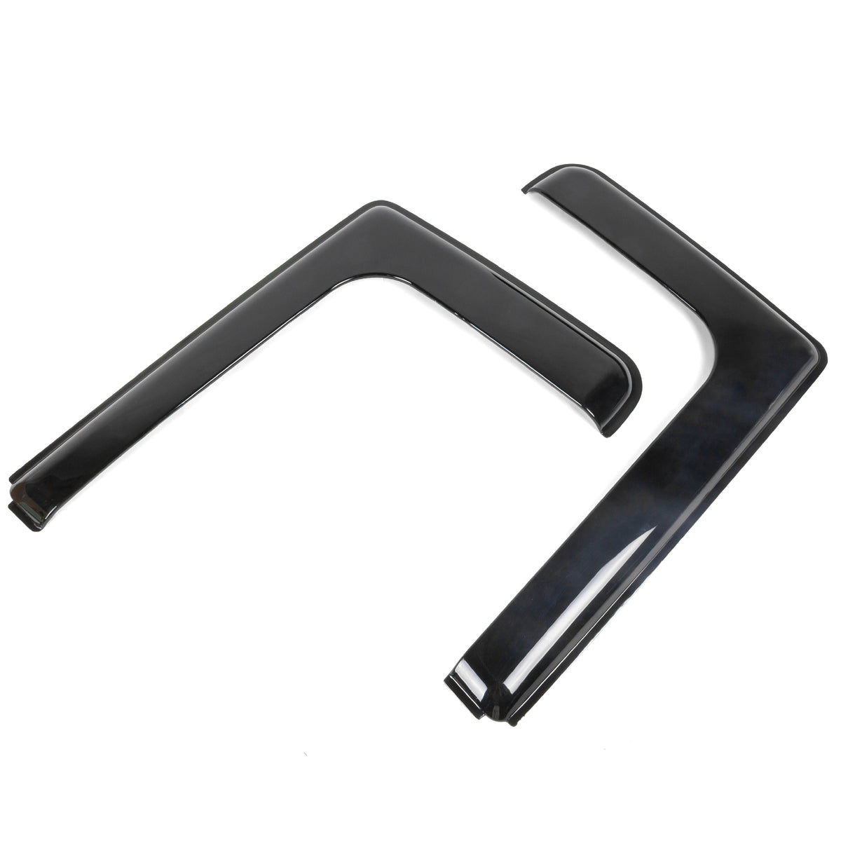 2x Front Wind Rain Smoke Deflectors L Shape for Ford Transit Mk6 Mk7 (2000-2013) - Detail View - BUYDAY