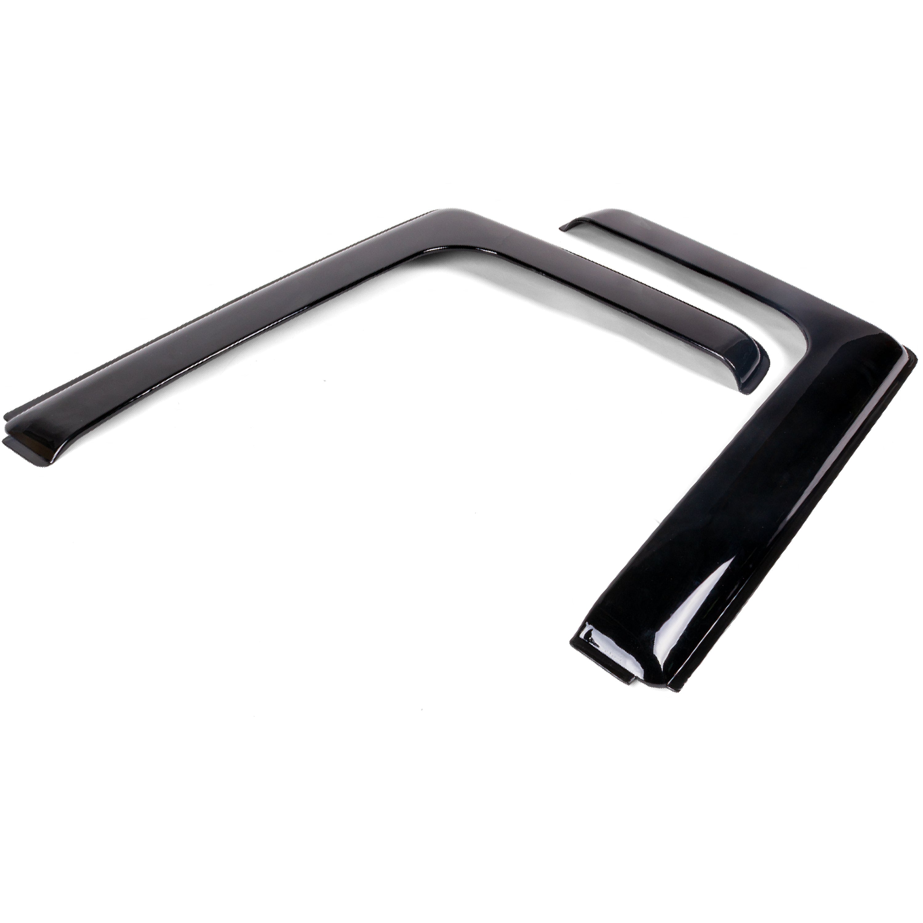 2x Front Wind Rain Smoke Deflectors L Shape for Ford Transit Mk6 Mk7 (2000-2013) - Detail View - BUYDAY