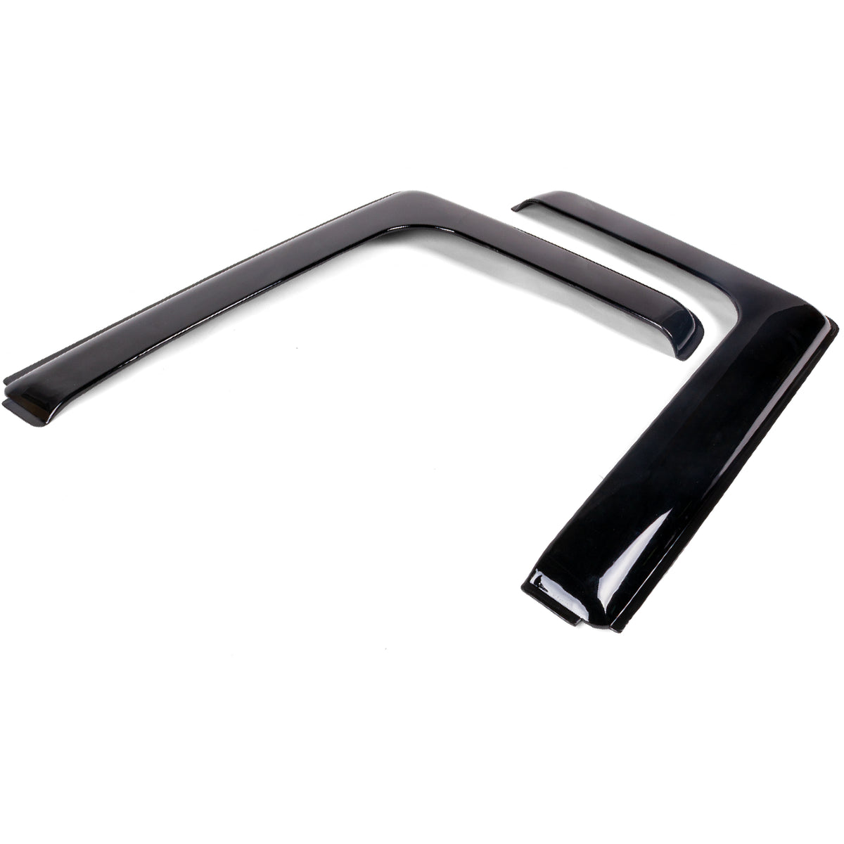 2x Front Wind Rain Smoke Deflectors L Shape for Ford Transit Mk6 Mk7 (2000-2013) - Detail View - BUYDAY