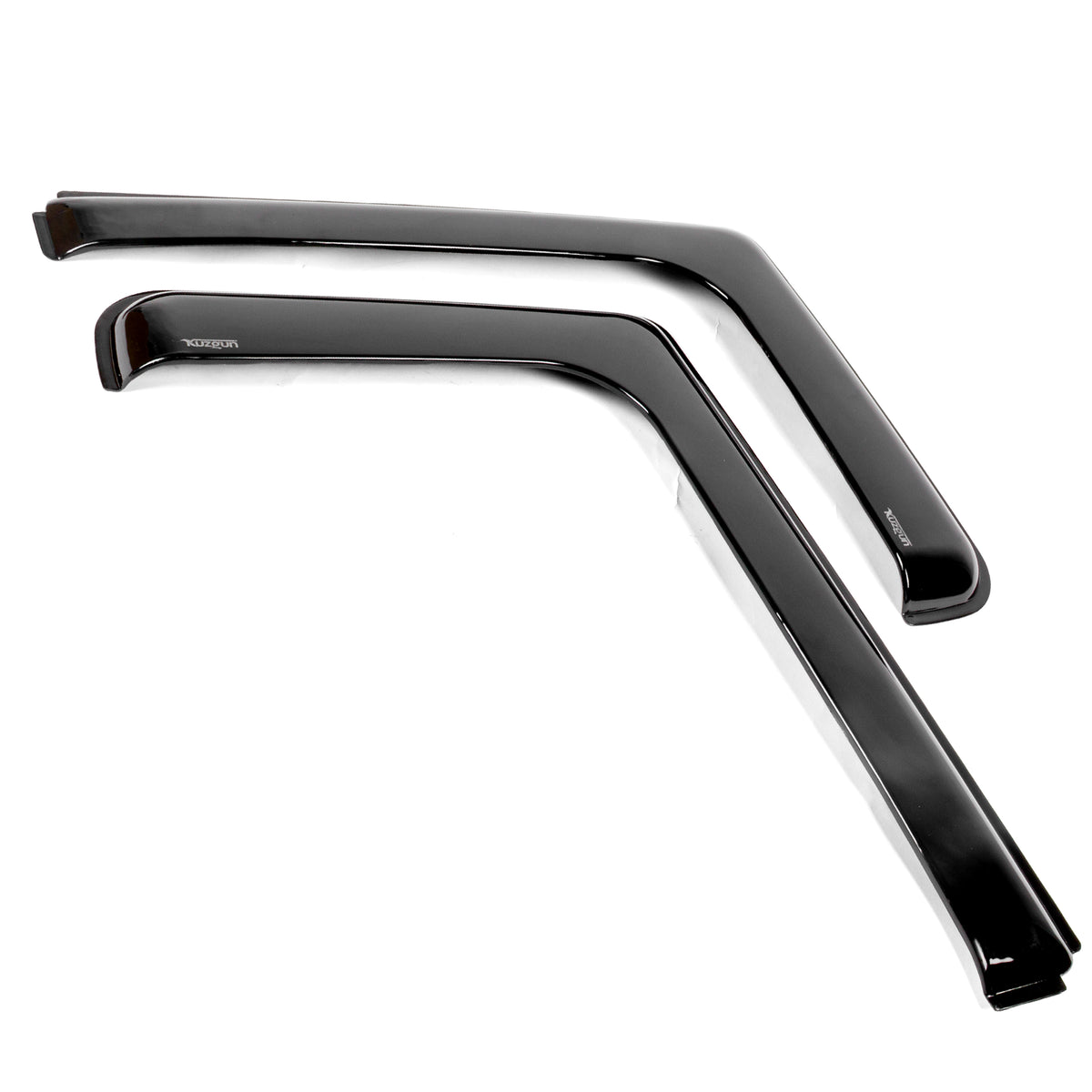 2x Front Wind Rain Smoke Deflectors L Shape for Ford Transit Mk6 Mk7 (2000-2013) - Detail View - BUYDAY