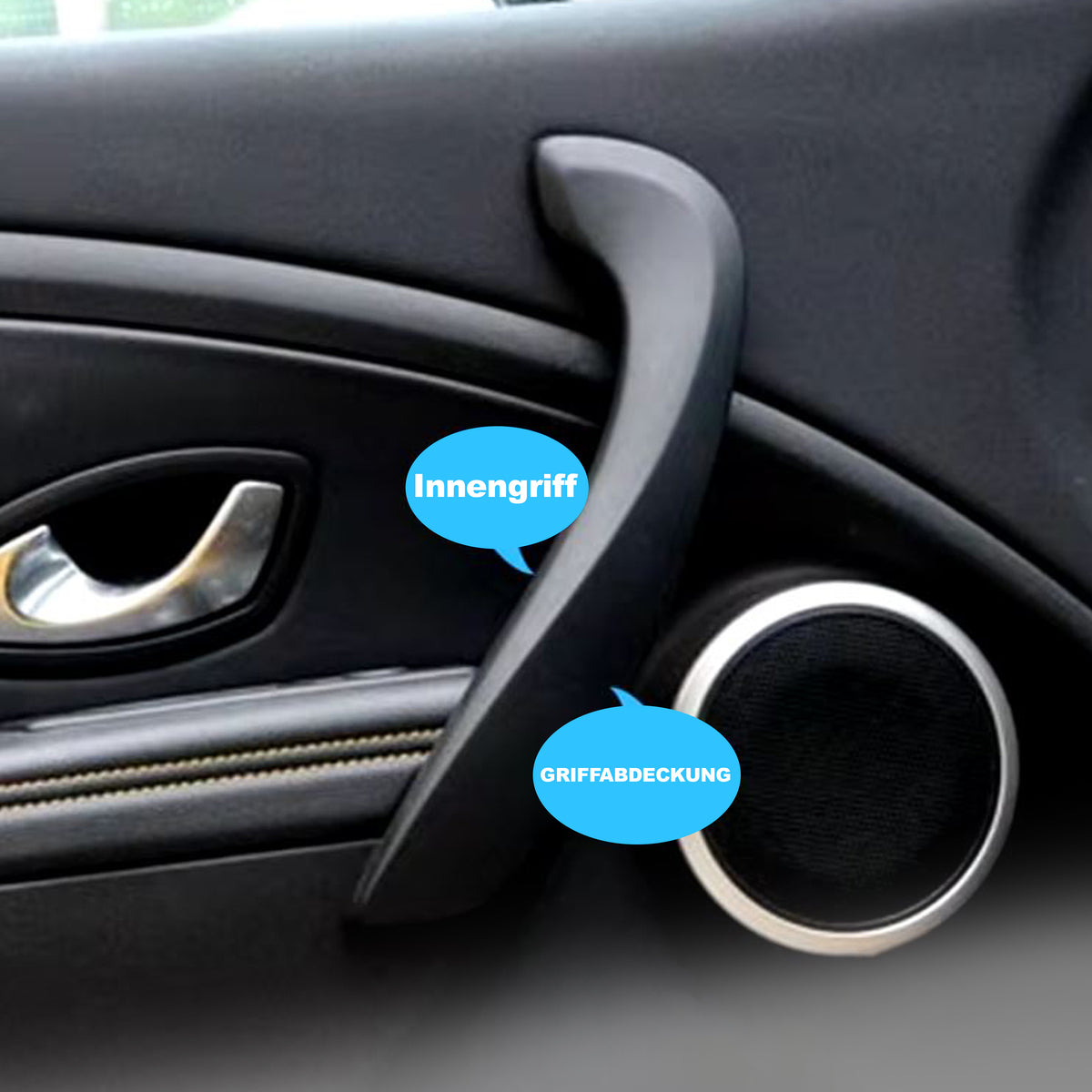 L+R of Front Inner Door Handles Driver+Passenger 2x for Renault Megane 3 08-16 - Detail View - BUYDAY