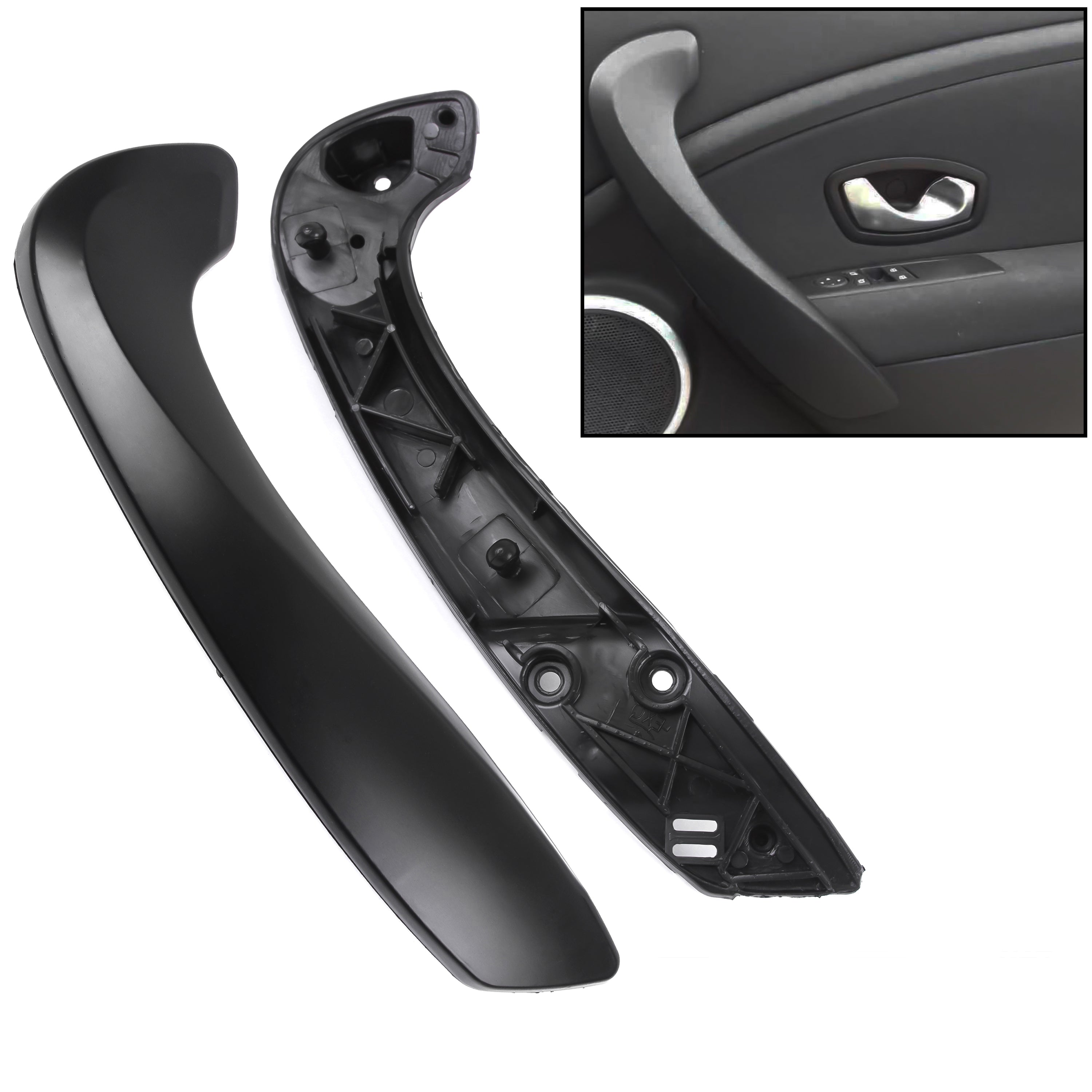 L+R of Front Inner Door Handles Driver+Passenger 2x for Renault Megane 3 08-16 - Detail View - BUYDAY