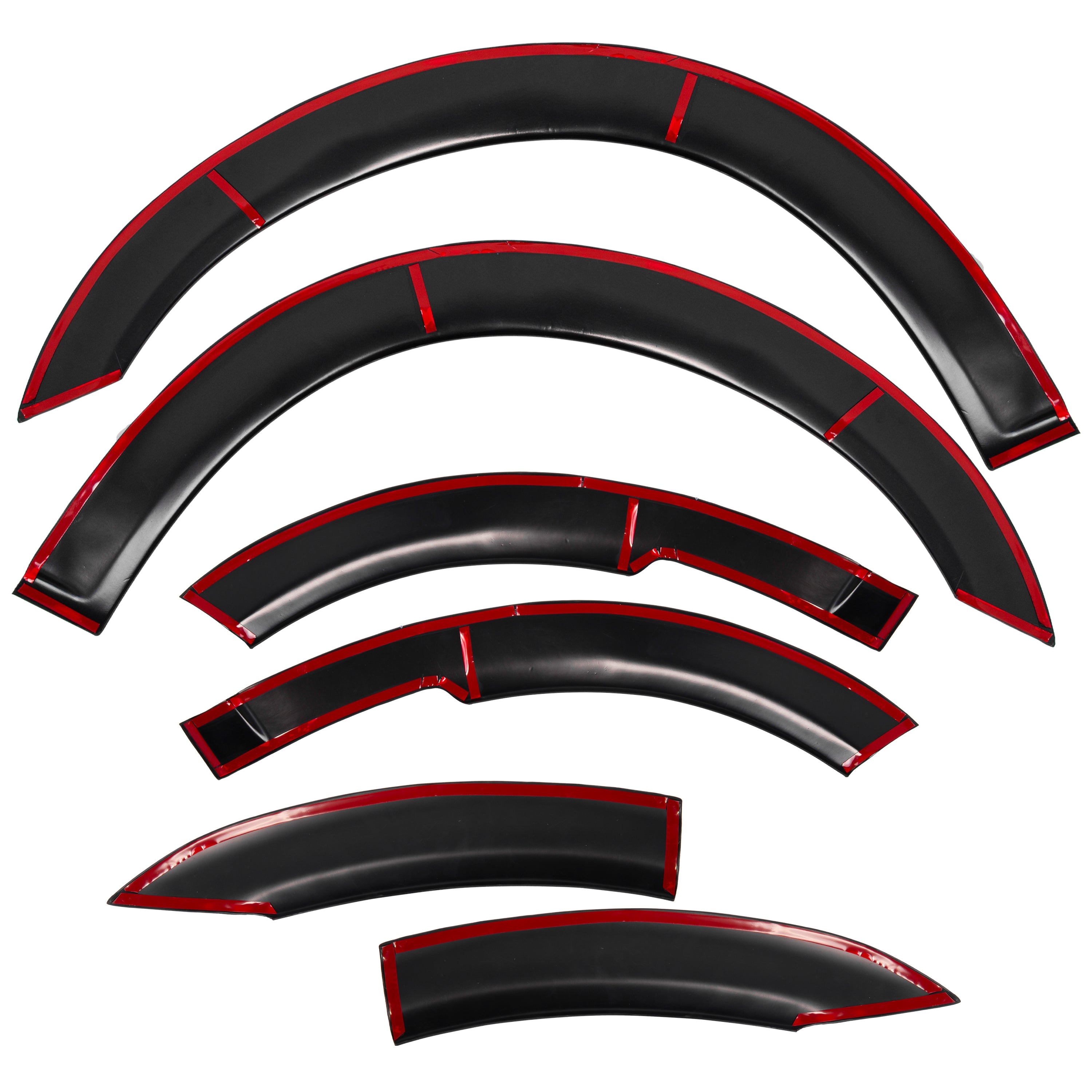 For Ford Transit MK7 2006-2013 Wheel Arch Trims | Wing Flare Cover Protector Set - Detail View - BUYDAY