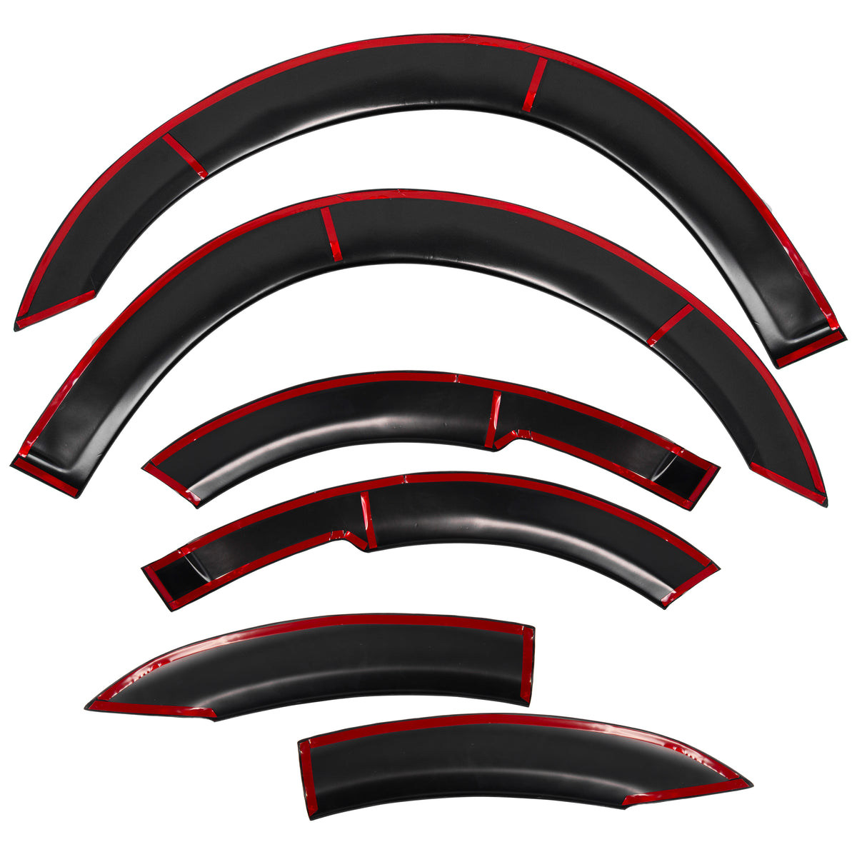 For Ford Transit MK7 2006-2013 Wheel Arch Trims | Wing Flare Cover Protector Set - Detail View - BUYDAY