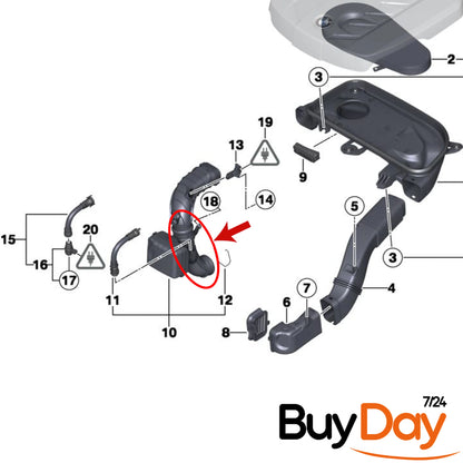 buyday Air Intake Pipe